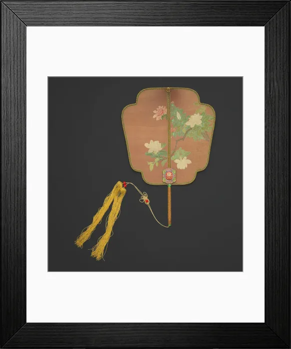 Framed Print : Peonies, Qing dynasty (1644-1911), 19th century. Creator: Unknown Framed Print : Peonies, Qing dynasty (1644-1911), 19th century. Creator: Unknown