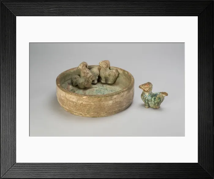 Framed Print : Sheep Shed, Eastern Han dynasty (A. D. 25-220). Creator: Unknown