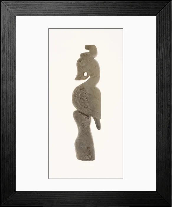 Framed Print : Bird Pendant, Shang or Western Zhou period, 13th / 10th century B. C. Creator: Unknown Framed Print : Bird Pendant, Shang or Western Zhou period, 13th / 10th century B. C. Creator: Unknown