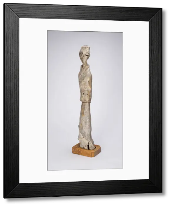 Framed Print : Standing Attendant (Tomb Figurine), Eastern Zhou dynasty, Warring States period Framed Print : Standing Attendant (Tomb Figurine), Eastern Zhou dynasty, Warring States period