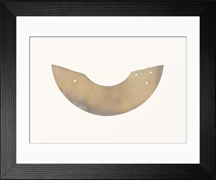Framed Print : Curved Pendant, Shang dynasty (c. 1600-1046 B. C. ). Creator: Unknown Framed Print : Curved Pendant, Shang dynasty (c. 1600-1046 B. C. ). Creator: Unknown