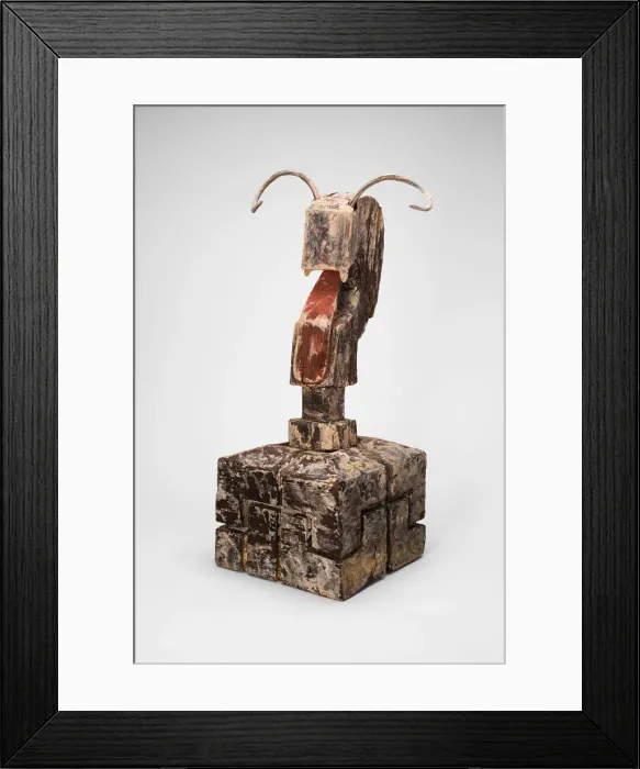 Framed Print : Grave Guardian Beast (Zhenmu Shou), Eastern Zhou dynasty, Warring States period Framed Print : Grave Guardian Beast (Zhenmu Shou), Eastern Zhou dynasty, Warring States period
