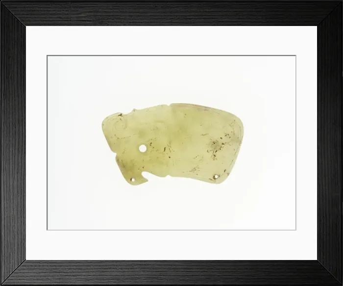 Framed Print : Pendant with Dragon Head, Western Zhou period, 11th / 10th century B. C. Creator: Unknown Framed Print : Pendant with Dragon Head, Western Zhou period, 11th / 10th century B. C. Creator: Unknown