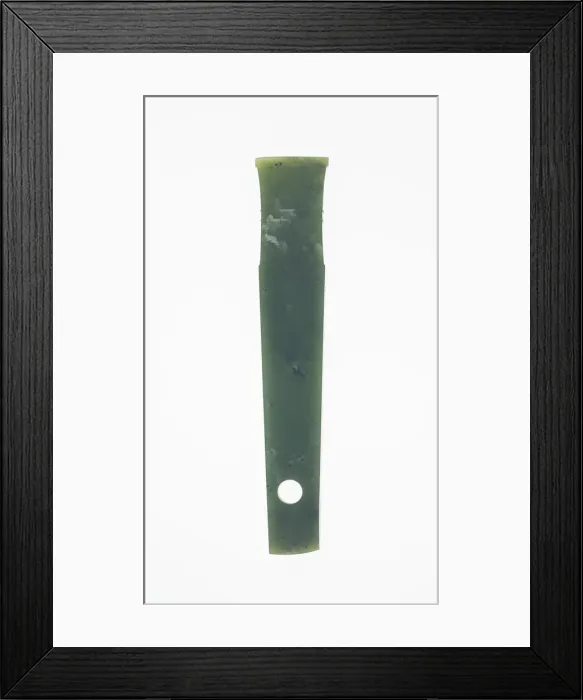 Framed Print : Handle-Shaped Jade, Shang or Western Zhou dynasty, 2nd-early 1st millennium B. C Framed Print : Handle-Shaped Jade, Shang or Western Zhou dynasty, 2nd-early 1st millennium B. C