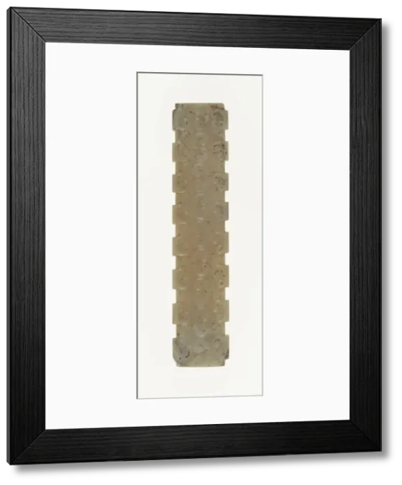 Framed Print : Jade Ornament, Eastern Zhou dynasty, c. 770-256 B. C. 5th century B. C. Creator: Unknown Framed Print : Jade Ornament, Eastern Zhou dynasty, c. 770-256 B. C. 5th century B. C. Creator: Unknown
