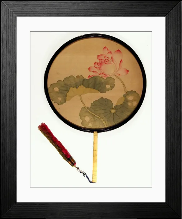 Framed Print : Lotus, Qing dynasty (1644-1911), 19th century. Creator: Unknown Framed Print : Lotus, Qing dynasty (1644-1911), 19th century. Creator: Unknown