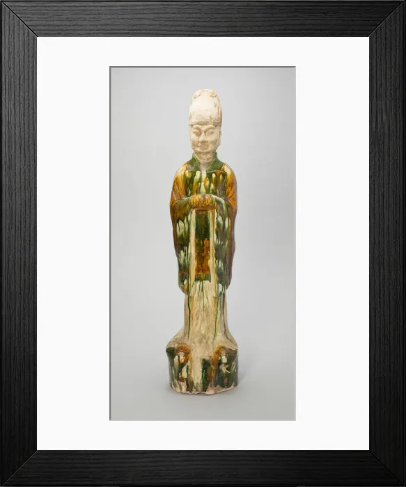 Framed Print : Standing Official, Style of Tang dynasty (619-907). Creator: Unknown Framed Print : Standing Official, Style of Tang dynasty (619-907). Creator: Unknown