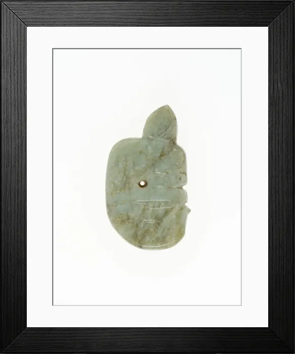 Framed Print : Hare Pendant, Shang dynasty (c. 1600-1046 BC), 12th / 11th century B. C. Creator: Unknown Framed Print : Hare Pendant, Shang dynasty (c. 1600-1046 BC), 12th / 11th century B. C. Creator: Unknown