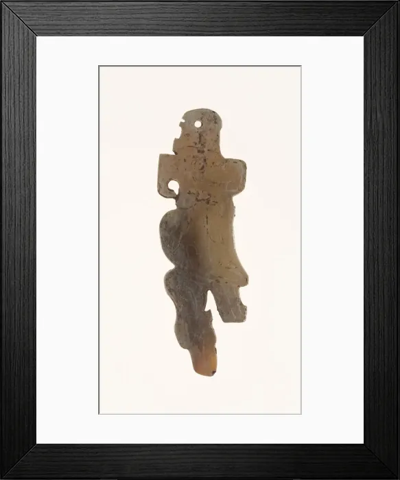 Framed Print : Bird Pendant, Shang period, 13th-11th century B. C. Creator: Unknown Framed Print : Bird Pendant, Shang period, 13th-11th century B. C. Creator: Unknown