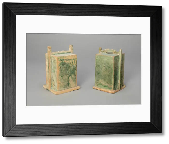 Framed Print : Miniature Stacked Boxes Simulating Food Containers (Mingqi), Ming dynasty (1368-1644) Framed Print : Miniature Stacked Boxes Simulating Food Containers (Mingqi), Ming dynasty (1368-1644)