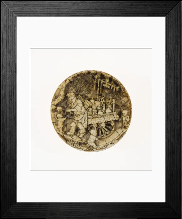 Framed Print : The Knickknack Peddler, Ming dynasty (1368-1644), 16th century. Creator: Unknown Framed Print : The Knickknack Peddler, Ming dynasty (1368-1644), 16th century. Creator: Unknown