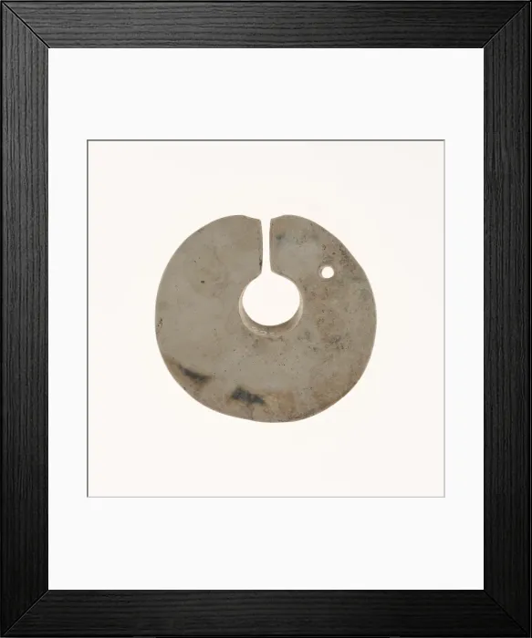 Framed Print : Slit Ring (jue), Neolithic period, 5th / 4th millennium B. C. Creator: Unknown Framed Print : Slit Ring (jue), Neolithic period, 5th / 4th millennium B. C. Creator: Unknown
