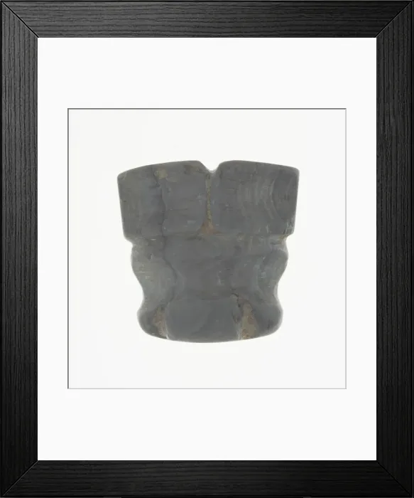 Framed Print : Pendant with Animal Head, Shang or Western Zhou period, 2nd / 1st millennium B. C Framed Print : Pendant with Animal Head, Shang or Western Zhou period, 2nd / 1st millennium B. C