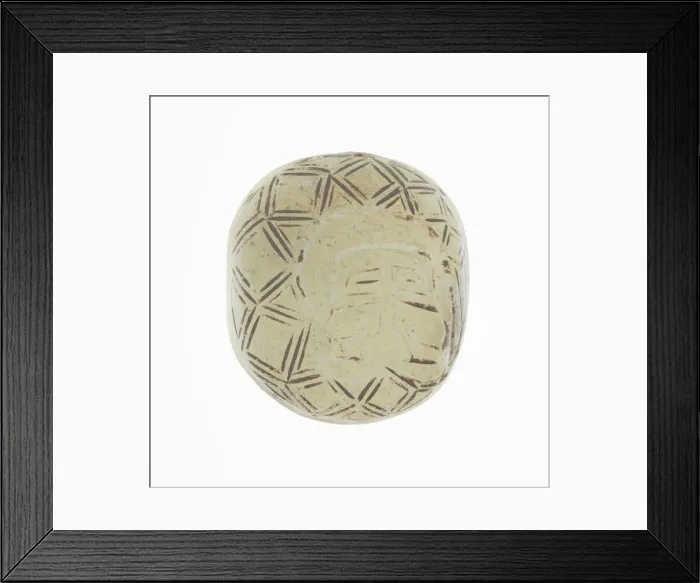 Framed Print : Coiled Dragon Pendant, Shang period, 13th-11th century B. C. Creator: Unknown Framed Print : Coiled Dragon Pendant, Shang period, 13th-11th century B. C. Creator: Unknown