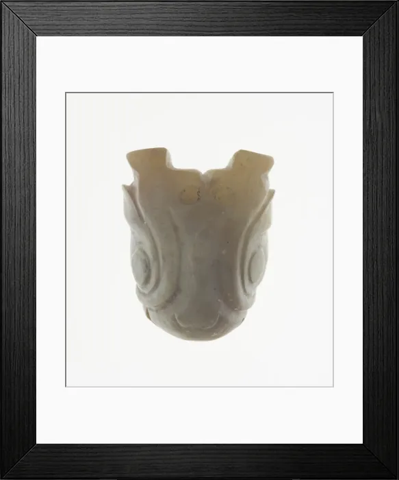 Framed Print : Pendant with Animal Head, Western Zhou period, 11th / 10th century B. C. Creator: Unknown Framed Print : Pendant with Animal Head, Western Zhou period, 11th / 10th century B. C. Creator: Unknown