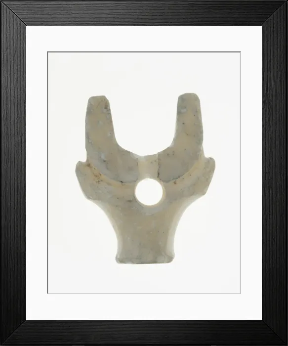 Framed Print : Pendant with Buffalo Head, Western Zhou period, 11th / 10th century B. C. Creator: Unknown Framed Print : Pendant with Buffalo Head, Western Zhou period, 11th / 10th century B. C. Creator: Unknown