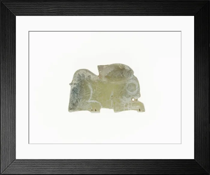 Framed Print : Hare Pendant, Western Zhou period, 11th / 10th century B. C. Creator: Unknown Framed Print : Hare Pendant, Western Zhou period, 11th / 10th century B. C. Creator: Unknown