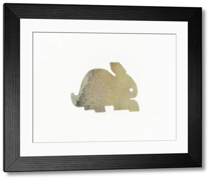 Framed Print : Hare Pendant, Shang to early Western Zhou period, 13th / 10th century B. C. Creator: Unknown Framed Print : Hare Pendant, Shang to early Western Zhou period, 13th / 10th century B. C. Creator: Unknown