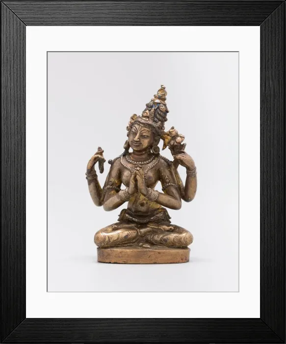 Framed Print : Shadakshari Mahavidya, Pala period, 12th century. Creator: Unknown Framed Print : Shadakshari Mahavidya, Pala period, 12th century. Creator: Unknown