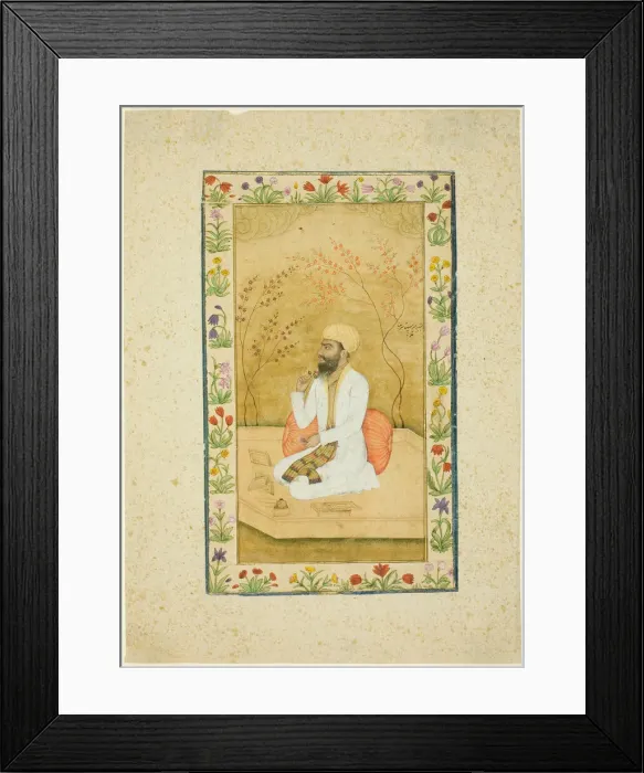 Framed Print : Portrait of an Artist or Scholar, , 17th century. Creator: Unknown Framed Print : Portrait of an Artist or Scholar, , 17th century. Creator: Unknown