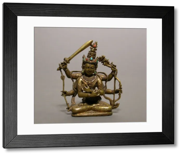 Framed Print : Guhyasamaja Manjuvajra, an Esoteric Form of Bodhisattva Manjushri, Pala period Framed Print : Guhyasamaja Manjuvajra, an Esoteric Form of Bodhisattva Manjushri, Pala period