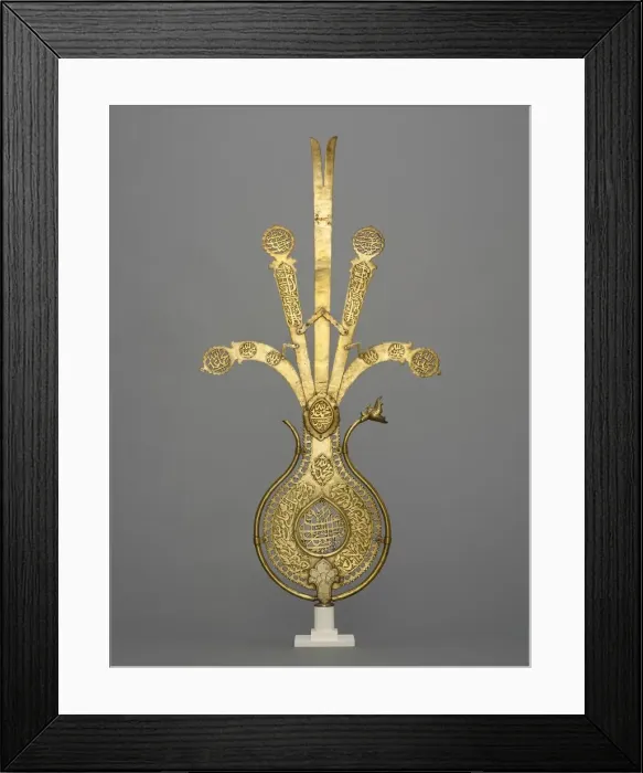 Framed Print : Ceremonial Standard ( Alam), 17th / 18th century. Creator: Unknown Framed Print : Ceremonial Standard ( Alam), 17th / 18th century. Creator: Unknown