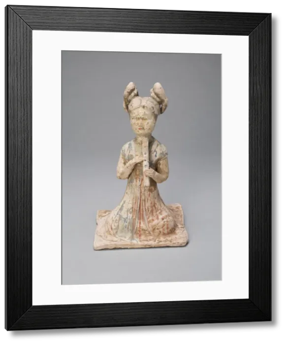 Framed Print : Female Musician, Tang dynasty (A. D. 618-907), late 7th / early 8th century Framed Print : Female Musician, Tang dynasty (A. D. 618-907), late 7th / early 8th century