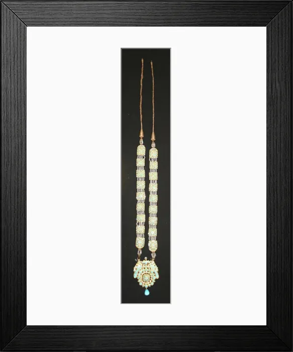 Framed Print : Necklace (Patrihar), 19th century. Creator: Unknown Framed Print : Necklace (Patrihar), 19th century. Creator: Unknown