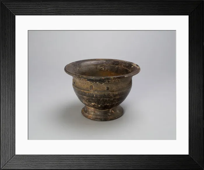 Framed Print : Footed Bowl, Western Zhou dynasty (c. 1050-771 B. C. ), c. 10th century B. C Framed Print : Footed Bowl, Western Zhou dynasty (c. 1050-771 B. C. ), c. 10th century B. C
