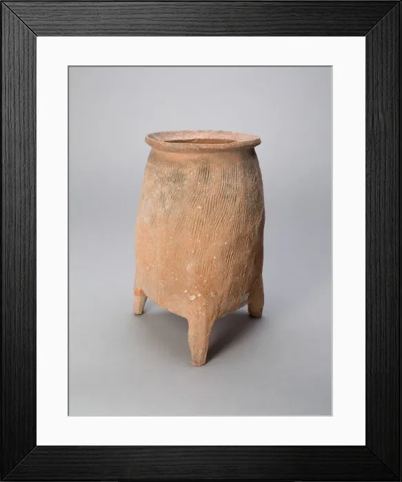 Framed Print : Tripod Vessel, Eastern Zhou dynasty, Warring States period (480-221 B. C. ) Framed Print : Tripod Vessel, Eastern Zhou dynasty, Warring States period (480-221 B. C. )