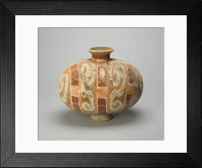 Framed Print : Cocoon-Shaped Flask (Jianxinghu), Qin or early Western Han dynasty Framed Print : Cocoon-Shaped Flask (Jianxinghu), Qin or early Western Han dynasty