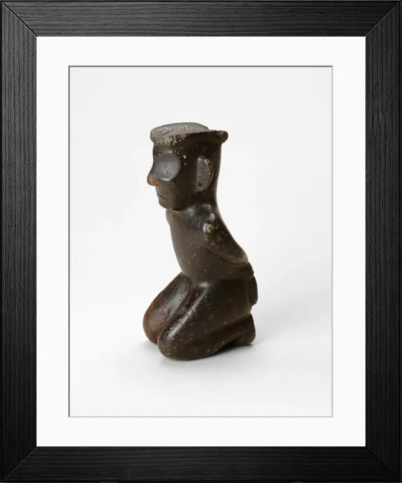 Framed Print : Kneeling Figure, late 2nd millennium B. C. Creator: Unknown Framed Print : Kneeling Figure, late 2nd millennium B. C. Creator: Unknown