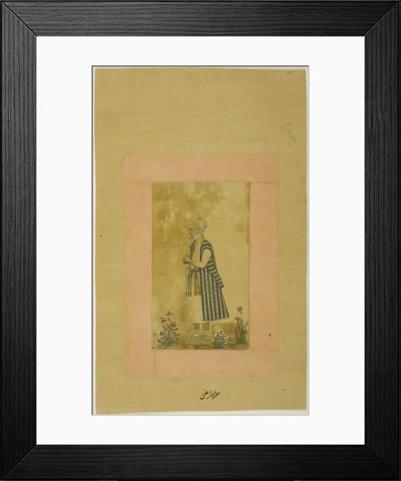 Framed Print : Portrait of an Aged Courtier, c. 1680. Creator: Unknown Framed Print : Portrait of an Aged Courtier, c. 1680. Creator: Unknown