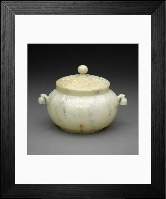 Framed Print : Covered Potiche, , 18th century. Creator: Unknown Framed Print : Covered Potiche, , 18th century. Creator: Unknown