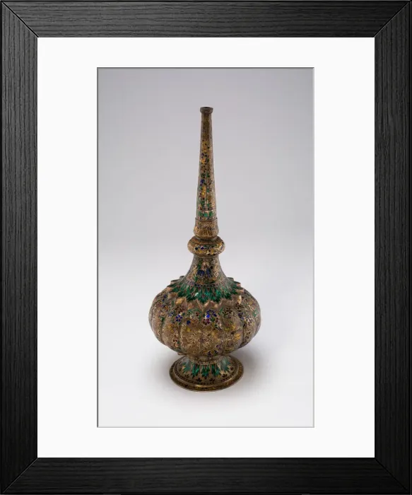 Framed Print : Rose Water Sprinkler (gulab pash), , late 18th century. Creator: Unknown Framed Print : Rose Water Sprinkler (gulab pash), , late 18th century. Creator: Unknown