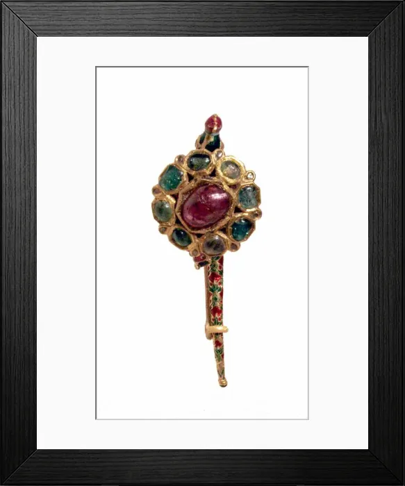 Framed Print : Turban Ornament (Turra), 18th / 19th century. Creator: Unknown Framed Print : Turban Ornament (Turra), 18th / 19th century. Creator: Unknown