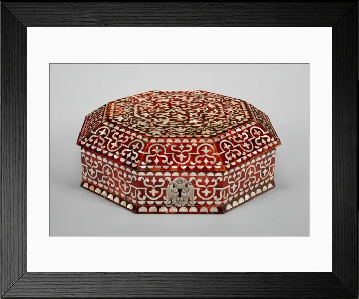 Framed Print : Coffer, Lima, c. 1750. Creator: Unknown Framed Print : Coffer, Lima, c. 1750. Creator: Unknown
