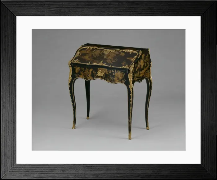 Framed Print : Slant-Front Desk, France, 1745 / 49. Creator: Jacques Dubois Framed Print : Slant-Front Desk, France, 1745 / 49. Creator: Jacques Dubois