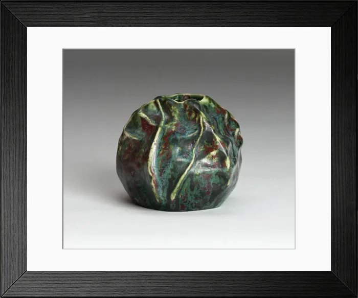 Framed Print : Shell-Form Vase, France, c. 1900. Creator: Pierre-Adrien Dalpayrat Framed Print : Shell-Form Vase, France, c. 1900. Creator: Pierre-Adrien Dalpayrat