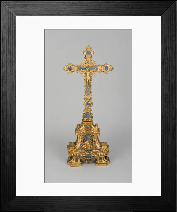 Framed Print : Crucifix, Naples, c. 1700 / 35. Creator: Unknown Framed Print : Crucifix, Naples, c. 1700 / 35. Creator: Unknown