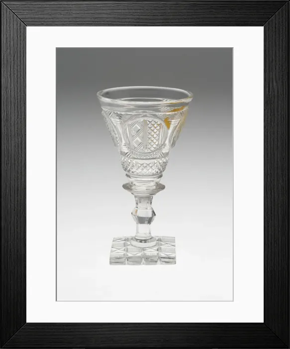 Framed Print : Wine Glass, Netherlands, 18th century. Creator: Unknown