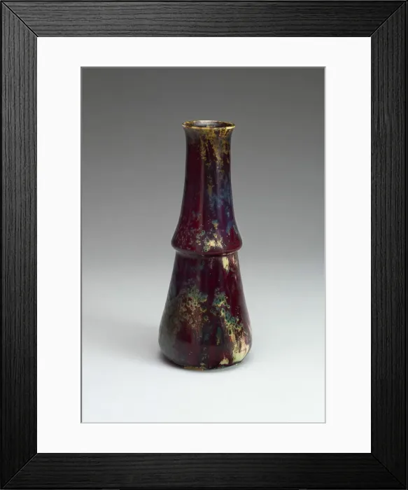 Framed Print : Vase, France, c. 1900. Creator: Pierre-Adrien Dalpayrat Framed Print : Vase, France, c. 1900. Creator: Pierre-Adrien Dalpayrat