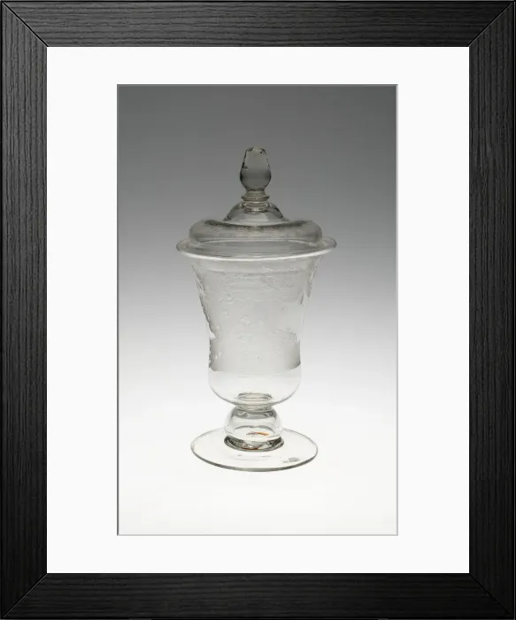 Framed Print : Birth Glass, Netherlands, c. 1750. Creator: Unknown Framed Print : Birth Glass, Netherlands, c. 1750. Creator: Unknown