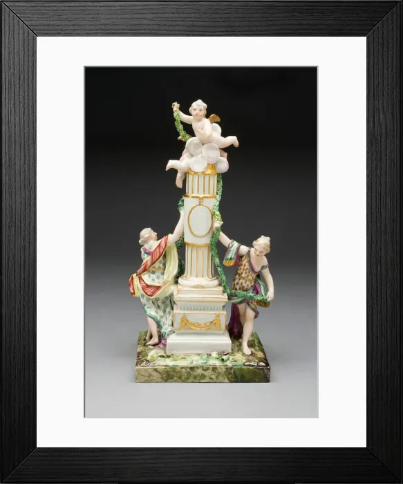 Framed Print : Figural Group, Flanders, c. 1770. Creators: Pierre Francois Lejeune Framed Print : Figural Group, Flanders, c. 1770. Creators: Pierre Francois Lejeune