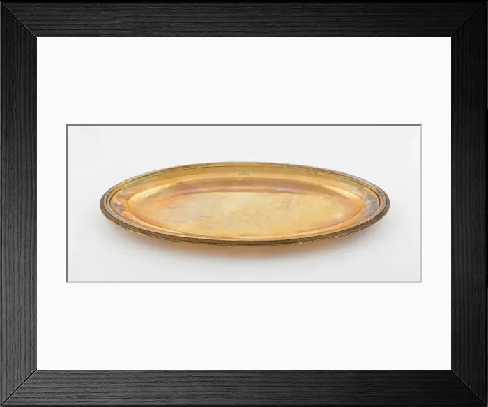 Framed Print : Pair of Platters, Paris, 1809 / 19. Creators: Martin-Guillaume Biennais Framed Print : Pair of Platters, Paris, 1809 / 19. Creators: Martin-Guillaume Biennais