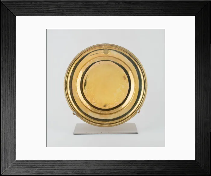 Framed Print : Pair of Circular Platters, Paris, 1809 / 19. Creators: Martin-Guillaume Biennais Framed Print : Pair of Circular Platters, Paris, 1809 / 19. Creators: Martin-Guillaume Biennais