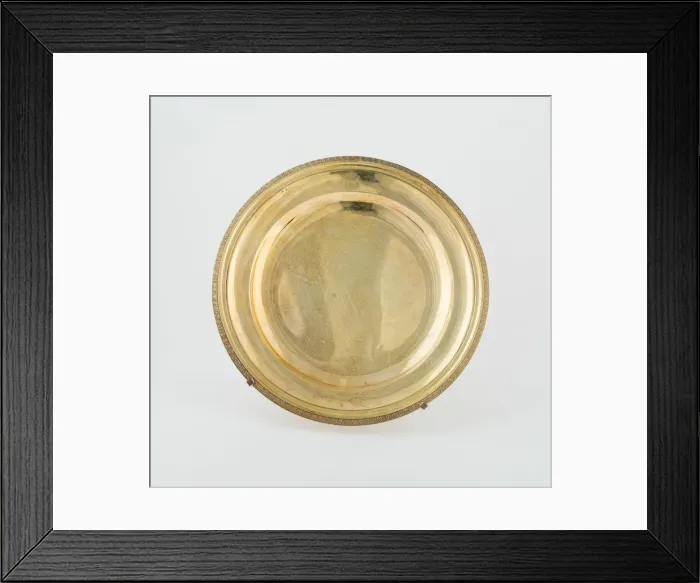 Framed Print : Pair of Chop Plates, Paris, 1800 / 32. Creator: Martin-Guillaume Biennais Framed Print : Pair of Chop Plates, Paris, 1800 / 32. Creator: Martin-Guillaume Biennais