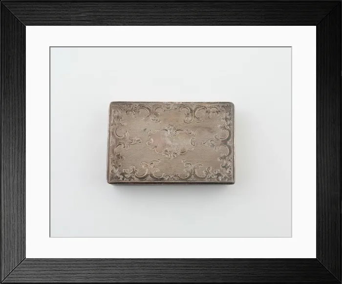 Framed Print : Traveling Writing Set, England, c. 1860 / 70. Creator: Unknown Framed Print : Traveling Writing Set, England, c. 1860 / 70. Creator: Unknown