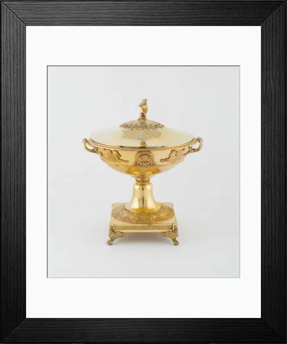 Framed Print : Soup Tureen, Paris, 1800 / 25. Creator: Martin-Guillaume Biennais Framed Print : Soup Tureen, Paris, 1800 / 25. Creator: Martin-Guillaume Biennais