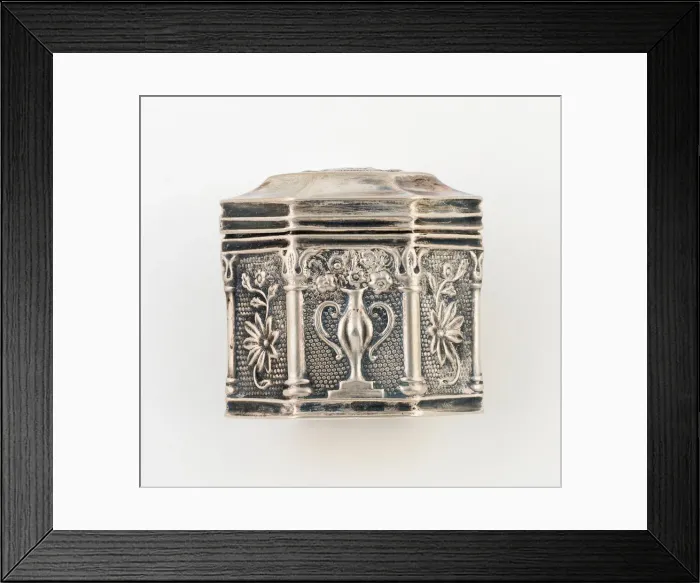 Framed Print : Sponge Box, Netherlands, c. 1900. Creator: Unknown Framed Print : Sponge Box, Netherlands, c. 1900. Creator: Unknown